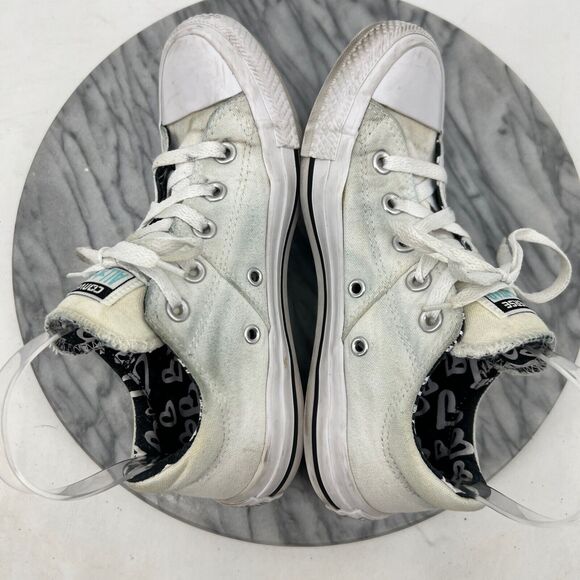 Converse Shoes Womens 6 White Canvas CTAS Madison Ox Skateboarding Sneakers - Picture 6 of 14